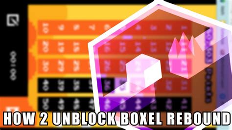 boxel rebound unblocked.
